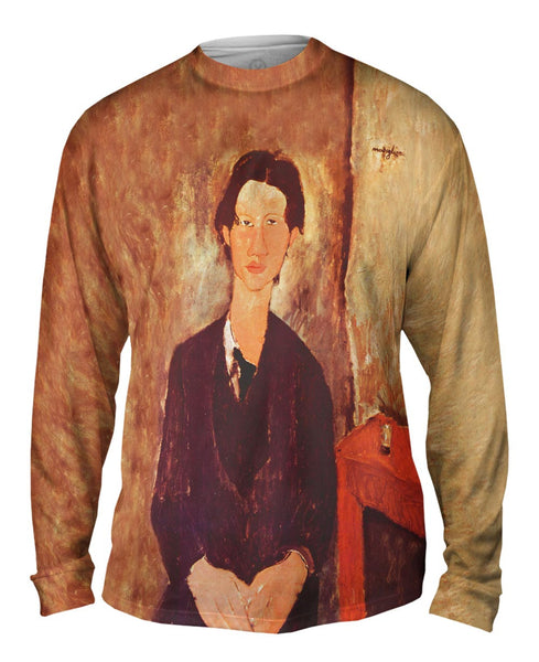 Amedeo Modigliani - "Portrait of Chaim Soutine" (1916) Mens Long Sleeve