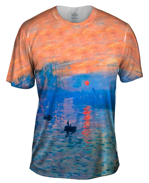 Claude Monet - "Impression Sunrise" (1873) Mens T-Shirt