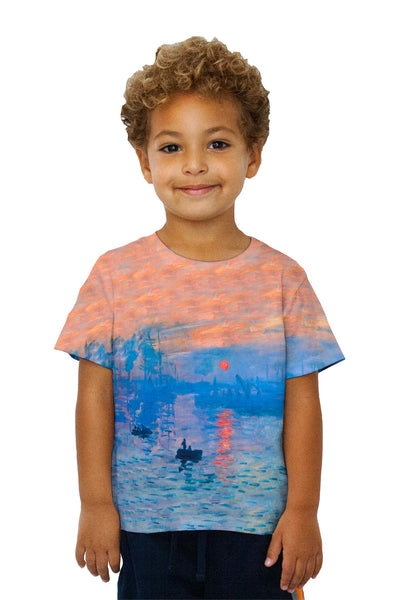 Kids Claude Monet - "Impression Sunrise" (1873) Kids T-Shirt