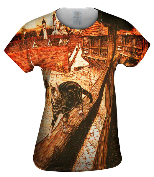 Arthur Rackham - "Grimms Fairy Tales Illustration 2 Cat" (1909)&nbsp;Womens Top