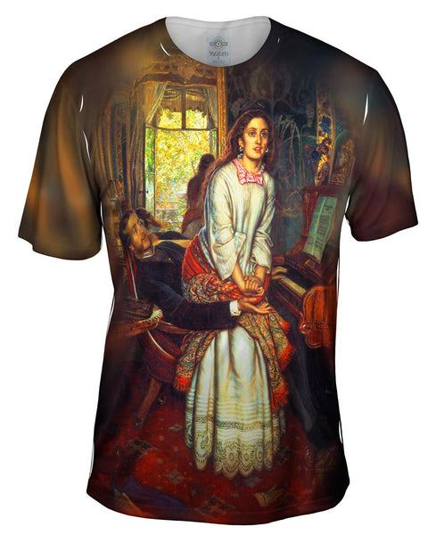 William Holman Hunt - "The Awakening Conscience" (1853) Mens T-Shirt