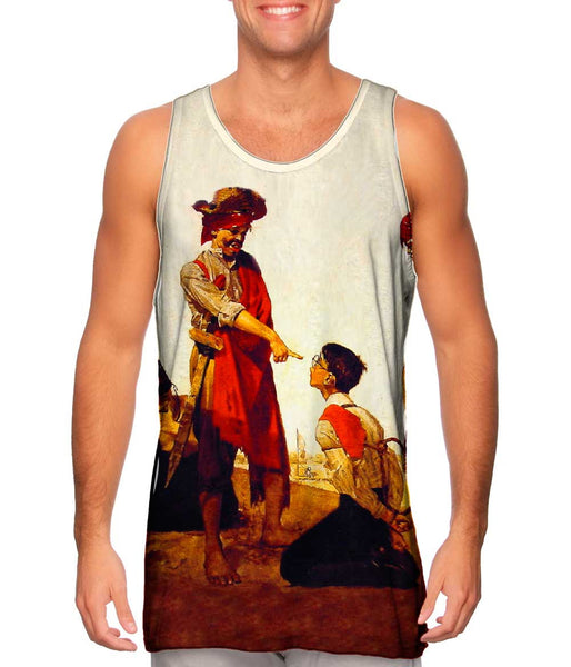 Norman Rockwell - "Cousin Reginald Plays Pirate" (1917)&nbsp;Mens Tank Top