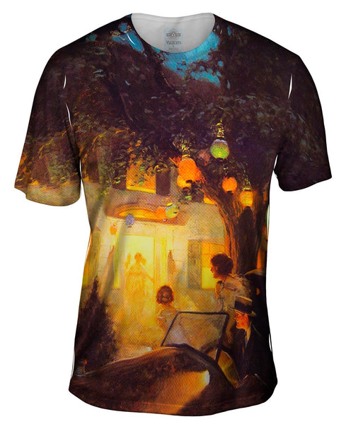Norman Rockwell - "And The Symbol Of Welcome Is Light" (1920) Mens T-Shirt