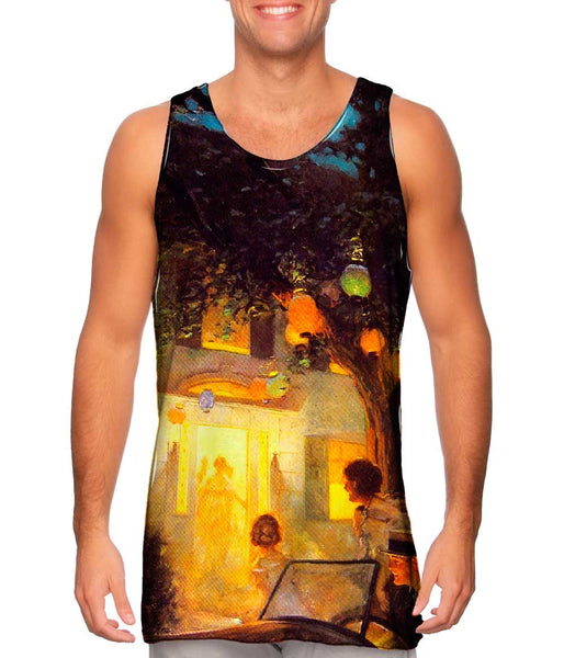 Norman Rockwell - "And The Symbol Of Welcome Is Light" (1920)&nbsp;Mens Tank Top