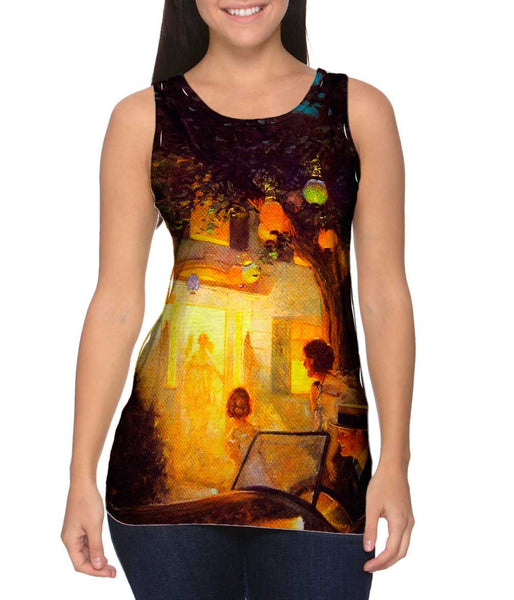Norman Rockwell - "And The Symbol Of Welcome Is Light" (1920)&nbsp;Womens Tank Top