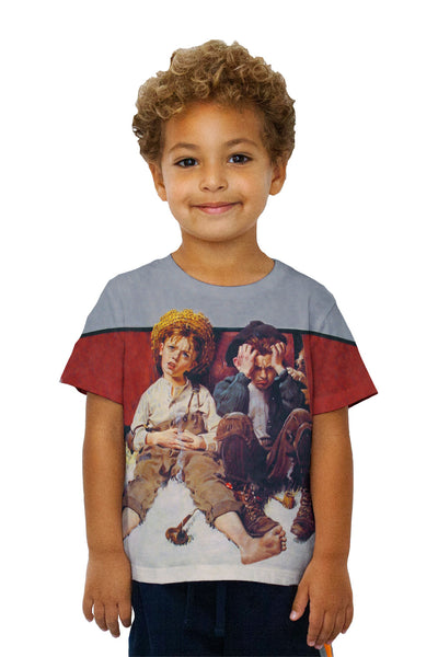 Kids Norman Rockwell - "Retribution" (1920)&nbsp;Kids T-Shirt