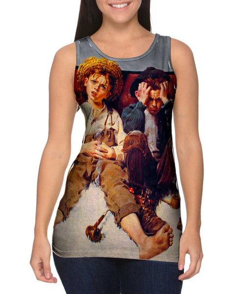 Norman Rockwell - "Retribution" (1920)&nbsp;Womens Tank Top