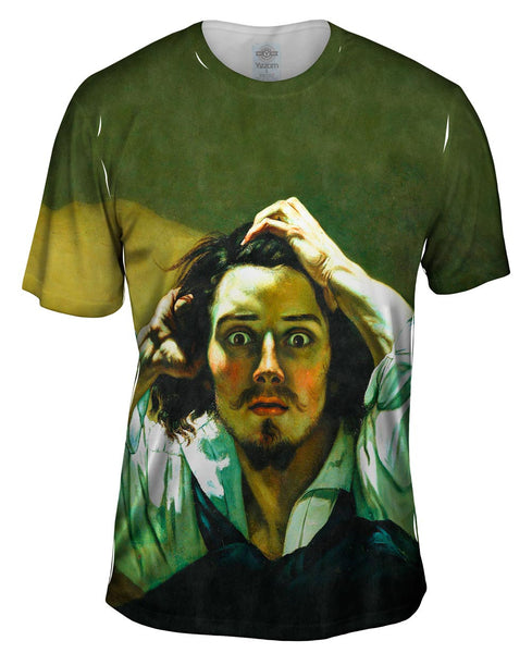 Gustave Courbet - "The Desperate Man Self Portrait" (1845) Mens T-Shirt