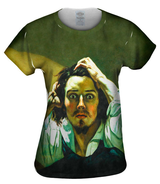 Gustave Courbet - "The Desperate Man Self Portrait" (1845) Womens Top