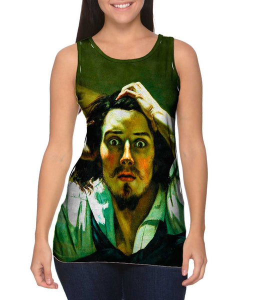 Gustave Courbet - "The Desperate Man Self Portrait" (1845) Womens Tank Top