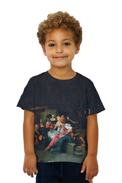 Kids Hieronymus Bosch - "The Temptation Of Saint Anthony" (1516) Kids T-Shirt