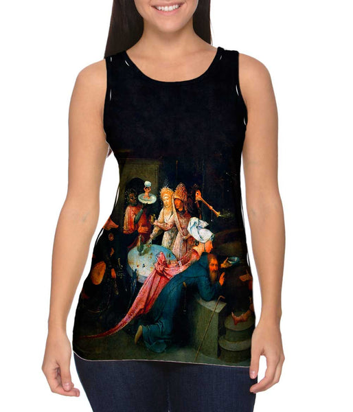 Hieronymus Bosch - "The Temptation Of Saint Anthony" (1516) Womens Tank Top