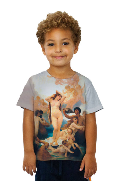 Kids William Bouguereau - "Venus Birth" (1879)&nbsp;Kids T-Shirt