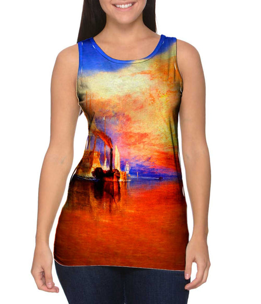 William Turner - "The Fighting Temeraire  Tugged To Her Last Berth To Be Broken Up" (1839)&nbsp;Womens Tank Top