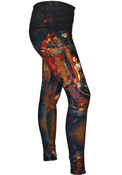 Sir Edward Coley Burne Jones - "King Cophetua And The Beggar Maid" (1884)&nbsp;Womens Leggings