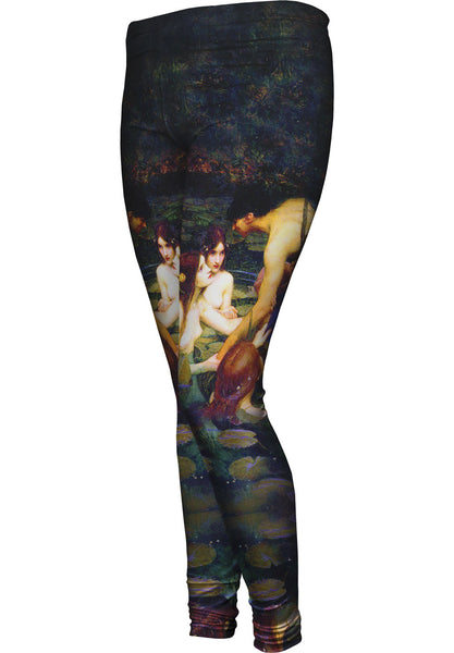 John William Waterhouse - "Hylas And The Nymphs" (1896) Womens Leggings