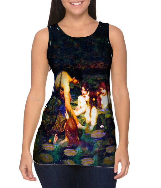 John William Waterhouse - "Hylas And The Nymphs" (1896) Womens Tank Top
