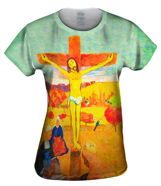 Paul Gauguin - "The Yellow Christ" (1889) Womens Top