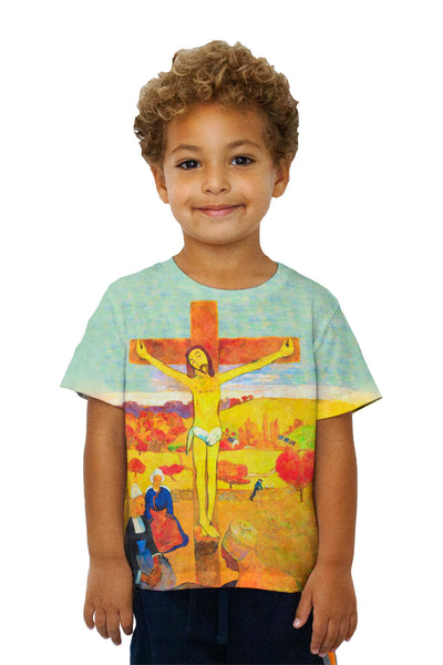 Kids Paul Gauguin - "The Yellow Christ" (1889)&nbsp;Kids T-Shirt