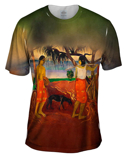Paul Gauguin - "Raro Te Oviri" (1891) Mens T-Shirt