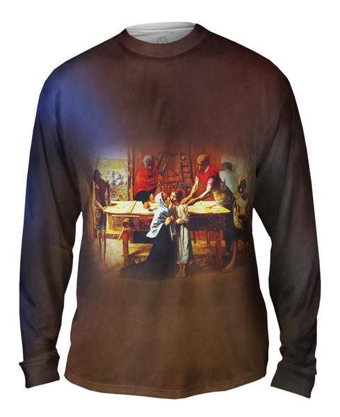 John Everett Millais - "Christ In The House Of His Parents" (1850) Mens Long Sleeve