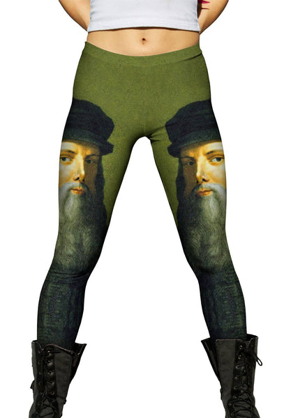 Leonardo Da Vinci - "Self Portrait" Womens Leggings