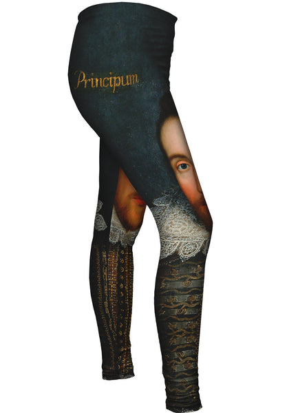 Cobbe - "Portrait Of William Shakespeare" (1610) Womens Leggings