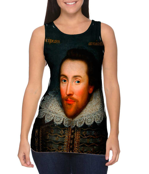 Cobbe - "Portrait Of William Shakespeare" (1610)&nbsp;Womens Tank Top