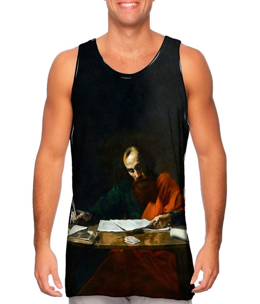 Valentin De Boulogne - "Saint Paul Writing His Epistles" (1620)&nbsp;Mens Tank Top