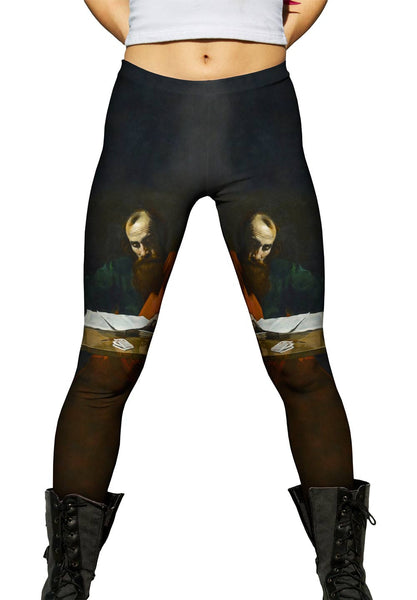 Valentin De Boulogne - "Saint Paul Writing His Epistles" (1620)&nbsp;Womens Leggings