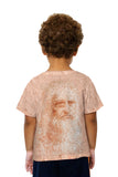 Kids Leonardo Da Vinci - "Self Portrait In Red Chalk" (1512)
