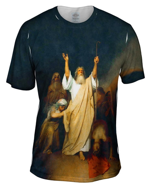 Ivan Kramskoy - "Prayer Of Moses After The Israelites Go Through The Red Sea" (1861) Mens T-Shirt