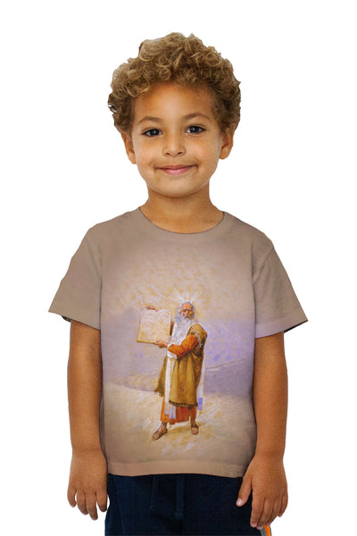 Kids James Tissot - "Moses And The Ten Commandments" (1901)&nbsp;Kids T-Shirt