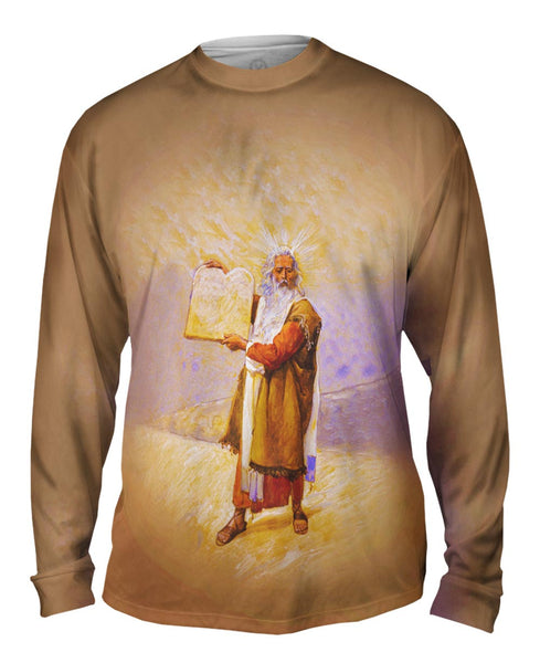James Tissot - "Moses And The Ten Commandments" (1901) Mens Long Sleeve