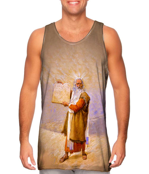 James Tissot - "Moses And The Ten Commandments" (1901)&nbsp;Mens Tank Top