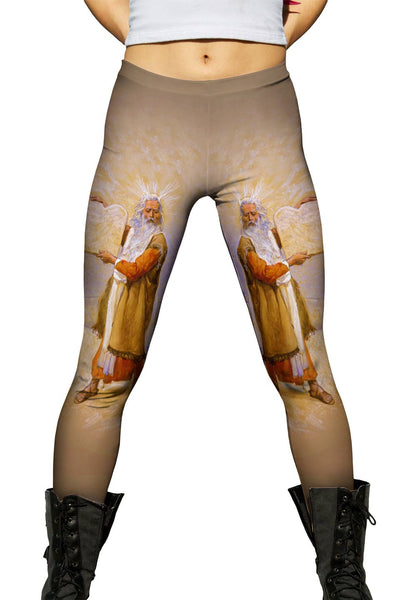 James Tissot - "Moses And The Ten Commandments" (1901) Womens Leggings