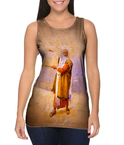 James Tissot - "Moses And The Ten Commandments" (1901)&nbsp;Womens Tank Top