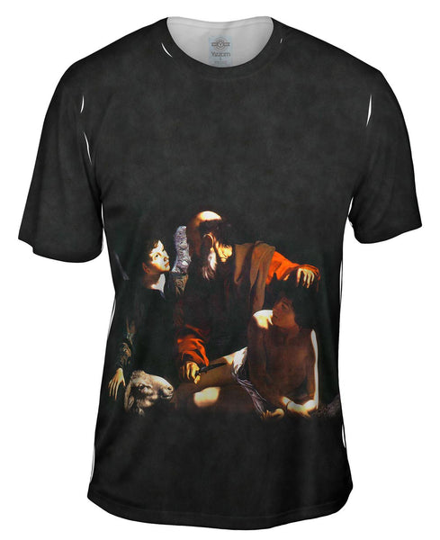 Caravaggio - "Sacrifice Of Isaac" (1598) Mens T-Shirt