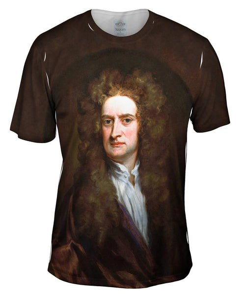 Godfrey Kneller - "Sir Isaac Newton 002" (1702) Mens T-Shirt