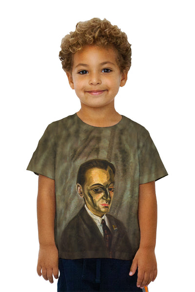 Kids Salvador Dali - "Portrait Of Jose M Torres" (1920) Kids T-Shirt