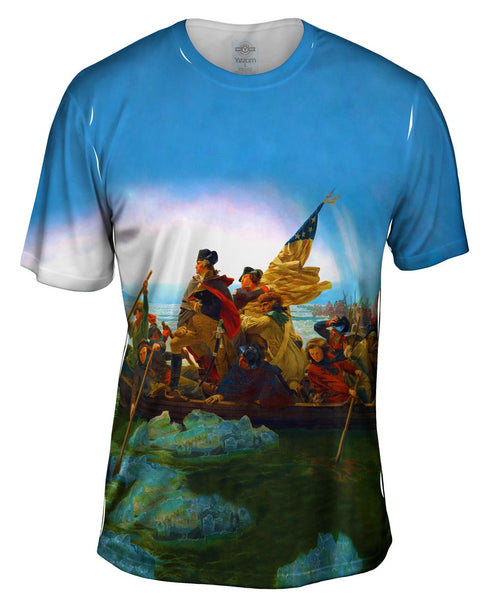 Emanuel Leutze - "Washington Crossing The Delaware" (1851) Mens T-Shirt