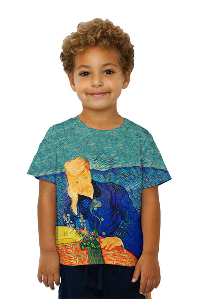 Kids Vincent Van Gogh - "Portrait Of Dr Gachet" (1890) Kids T-Shirt
