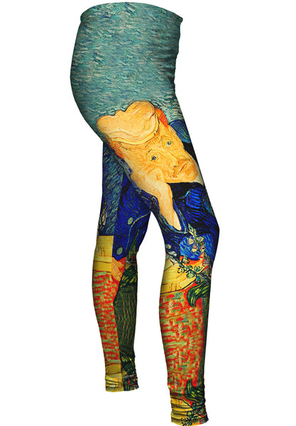 Vincent Van Gogh - "Portrait Of Dr Gachet" (1890) Womens Leggings