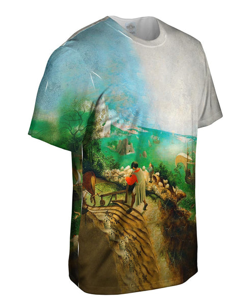 Pieter Bruegel - "The Fall Of Icarus" (1555)&nbsp;Mens T-Shirt