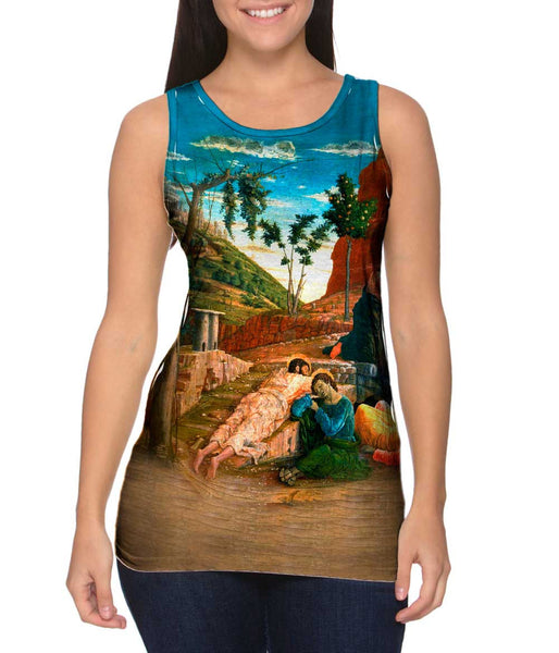 Andrea Mantegna - "The Agony In The Garden" (1460) Womens Tank Top