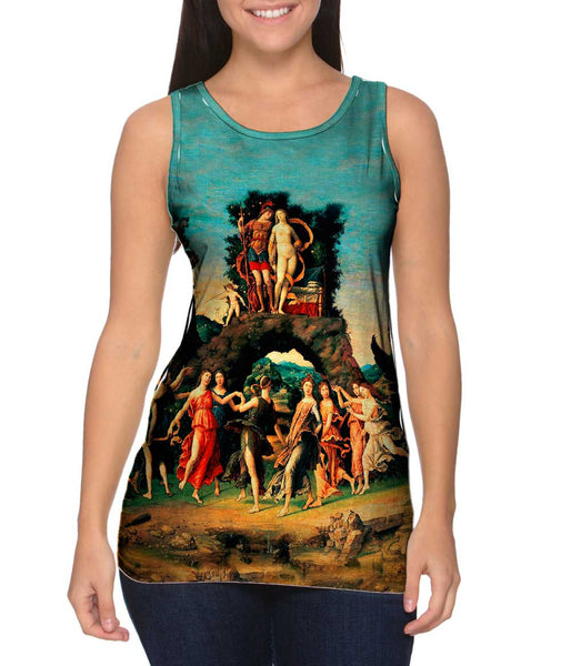 Andrea Mantegna - "Paranssus" (1497) Womens Tank Top