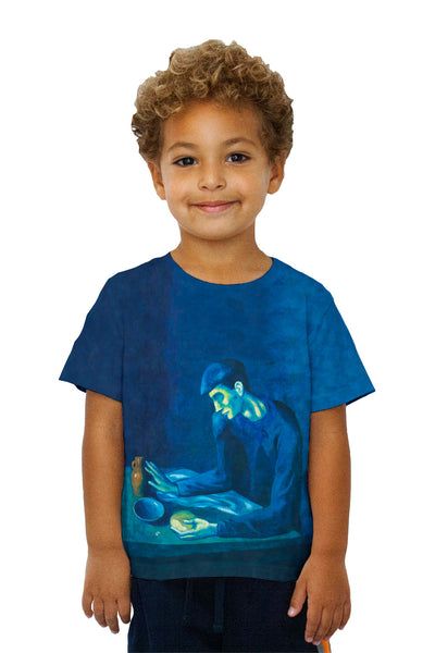 Kids Pablo Picasso - "The Blind Mans Meal" (1903) Kids T-Shirt