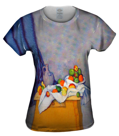 Paul Cezanne - "Rideau Cruchon Et Compotier" (1894)