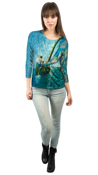 Salvador Dali - "The Tartan El Son" (1919) Womens 3/4 Sleeve