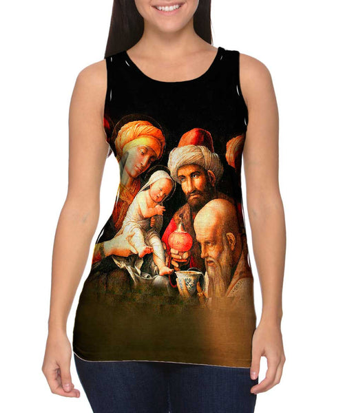 Andrea Mantegna - "Adoration of the Magi" (1500) Womens Tank Top
